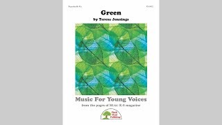 Green  MusicK8com Page Turner [upl. by Ellenahs736]