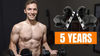 Core Fitness Adjustable Dumbbells Review 5 Years and Counting [upl. by Natsrik189]