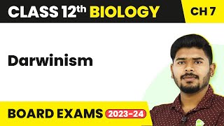 Darwinism  Evolution  Class 12 Biology 202223 [upl. by Eillil709]