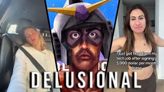 Delusional Female tech worker loses job amp tries to keep her 5K apartment │TikTok cringe [upl. by Tania]