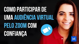 Como participar de uma audiência virtual pelo Zoom passo a passo rápido [upl. by Ashil]