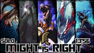 ┌MHXMHGEN┘ Village 6★  Might is Right  Los Garuga Tigrex Narga Zinogre  1356 Greatsword [upl. by Katee439]