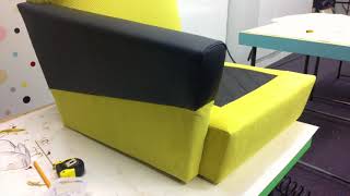 Recover a black amp yellow chair in 4 hours Mollies [upl. by Asirralc346]