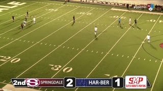 Springdale High School Soccer  Springdale vs HarBer [upl. by Llyrpa]