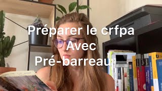 Crfpa avec PréBarreau en elearning 💪💼 [upl. by Ynaittirb837]