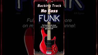 shorts ► Funk Backing Track for bass get your groove on Subscribe for more backingtrack [upl. by Morley679]