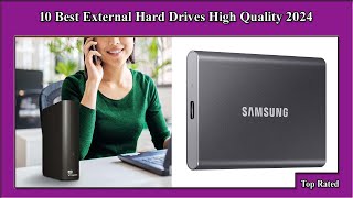 ✅ 10 Best External Hard Drives High Quality 2024 [upl. by Leak506]