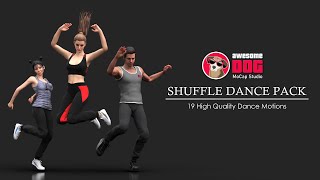 Shuffle Dance Mocap Data Demo [upl. by Nniw]