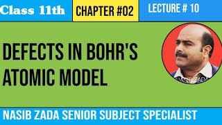 DEFECTS IN BOHR ⚛ ATOMIC MODEL CHEMISTRY CLASS NASIB ZADA SSS PASHTO POSHTO [upl. by Hawkins]