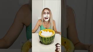 Amazing celebration gift funny watermelon challenge satisfying comedy youtubeshorts [upl. by Aicert77]