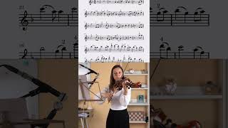 Lullaby Brahms Wiegenlied Violin Tutorial lullaby [upl. by Nylatsirk]