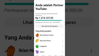 Kapan Pembayaran YouTube dibayar shorts [upl. by Ellenad]