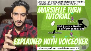 How to perform Marseille TurnComplete Tutorial eFootball 24 Mobile [upl. by Neenej]