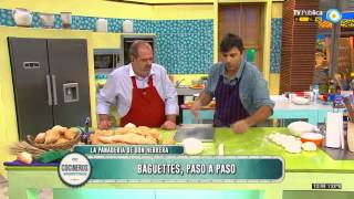 Cocineros argentinos  Pan francés casero  100314 2 de 2 [upl. by Nahbois789]