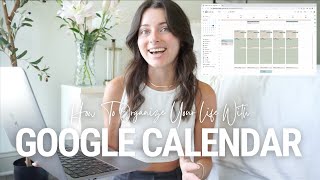 HOW TO ORGANIZE YOUR LIFE WITH GOOGLE CALENDAR  HOW TO MAKE YOUR CALENDAR LOOK AESTHETIC ✨ [upl. by Anaihsat]