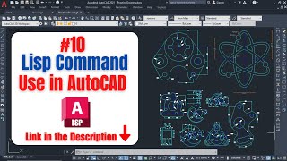 Top 10 Lisp Commands Use in AutoCAD  Download AutoCAD Lisp [upl. by Rebm657]