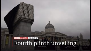 Trans and nonbinary faces unveiled on Fourth Plinth UK 18Sep2024 [upl. by Ydniahs]