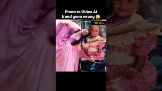 AI trend gone wrong 😱 aitrend heyrose scary gonewrong aitrends aicreativity [upl. by Akinad807]