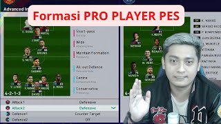 Formasi PRO PLAYER PES MAIN DI RENTAL PAKAI INI AUTO WIN [upl. by Paugh]