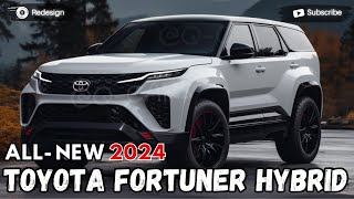 2024 Toyota Fortuner Hybrid Revealed  Most Awaited Full Size SUV [upl. by Cruce]