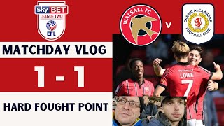 Walsall 11 Crewe matchday vlog [upl. by Levina]