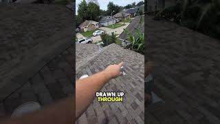 Improper Attic Ventilation Can Damage Your Roof homeinspection roofinspection [upl. by Ydeh155]