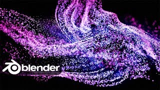 How to Create Abstract Particles in Blender [upl. by Kravits334]