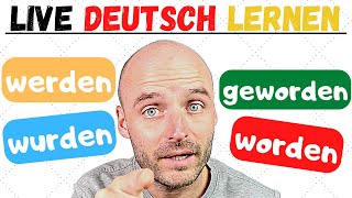 werden wurden geworden worden  online Deutsch lernen [upl. by Wren]