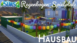 Sims 4 Grundstück  RegenbogenSpielplatz [upl. by Stark]