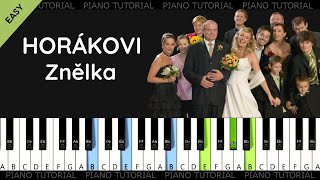 Horákovi  Znělka  Láska stala se nám osudem  Vlasta Horváth piano tutoriál  noty [upl. by Garey688]