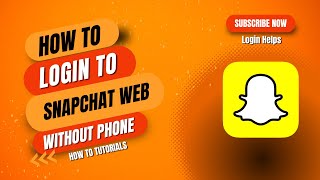 How To Log Into SnapChat Web Without Phone Use Computer To Login SnapChat [upl. by Gamin]