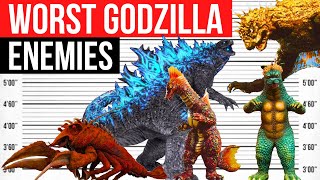 TOP Worst Godzilla Enemies  Ranked [upl. by Roach]