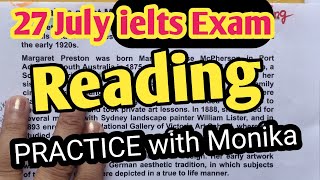 ielts reading tips and tricks  27 July ielts exam Reading answers  ielts exam Reading 9 tips [upl. by Esimehc869]