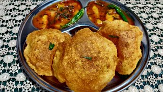 हलवाई स्टाइल बेडमी पूरी और आलू की सब्जी  Bedmi Puri With Aloo Sabzi Recipe [upl. by Elane]