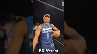 BDifferent before his halftime performance timberwolves nuggets [upl. by Irahk]