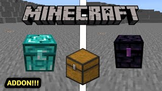 ADDON INCRÍVEL QUE ADICIONA NOVOS BAÚS PARA O MINECRAFT 121 [upl. by Noynek]