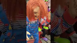 Chucky Doll Animatronic at Home Depot Childs Play [upl. by Newman694]