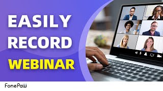 How to Record a Webinar on PC  2 MIN Tutorial  SUPER EASY🔥 [upl. by Ynaffyt]