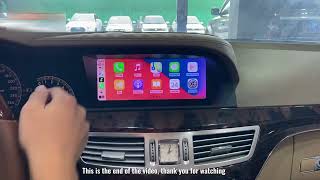 How to install Carplay Androidauto for Mercedes S Class W221 [upl. by Ayaros]