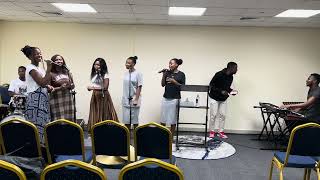 Ngena Ngena Rehearsal  Spoken Word Ministries Dubai  Tina [upl. by Nomzzaj]