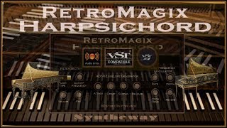 Virtual Harpsichord VST VST3 Audio Unit KONTAKT EXS24 Salieri Strikes Back Warmen by RetroMagix [upl. by Jahn]