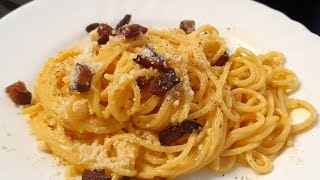 CARBONARA GOURMET CON UOVA PASTORIZZATE A 70 GRADI CON BIMBY TM6 [upl. by Eckmann]