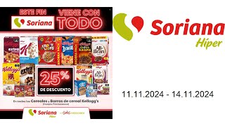 Ofertas Soriana MX del 11 al 14 de noviembre del 2024 [upl. by Aihsit]