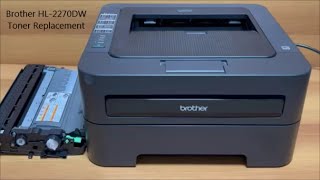 Brother HL2270DW Toner Replacement [upl. by Ylek]