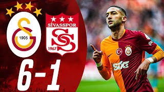 Galatasaray 61 Sivasspor  Maç Özeti  Önemli Kareler [upl. by Joella636]