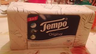 Tempo Original Taschentücher Box Praktisch [upl. by Dihgirb]