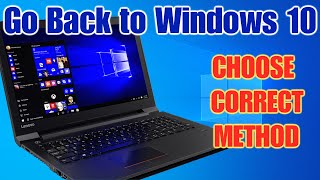 ✅To Downgrade Windows 11 to Windows 10➡️Choose the CORRECT Method➡️This Method DOES NOT WORK 100 [upl. by Reinal]