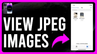 How to View JPEG Images on Your iPhone How to Open JPEG Images on Your iPhone [upl. by Stead364]