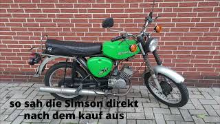 Simson s51 Story  Teil1 [upl. by Fulmis]