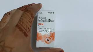 LATANOPROST  Eye drop IP 0005  Uses Doses  Optometry Solution [upl. by Salomon]